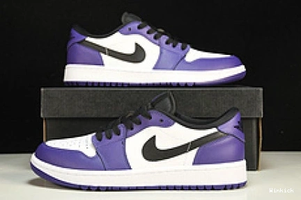 Golf 1 "White DD9315-105 Low Retro Purple"  Jordan 0712
